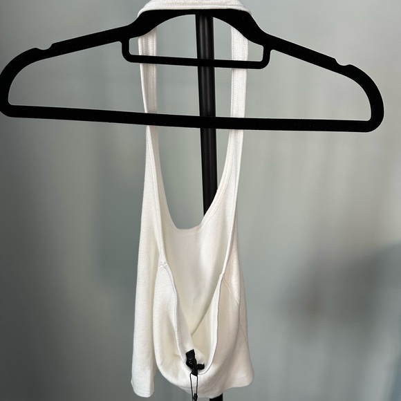 Dynamite Women’s XS Snow White Knit Tank Halter Top - Picture 8 of 13